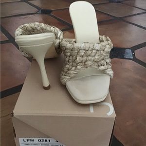 Woven Heeled Sandals